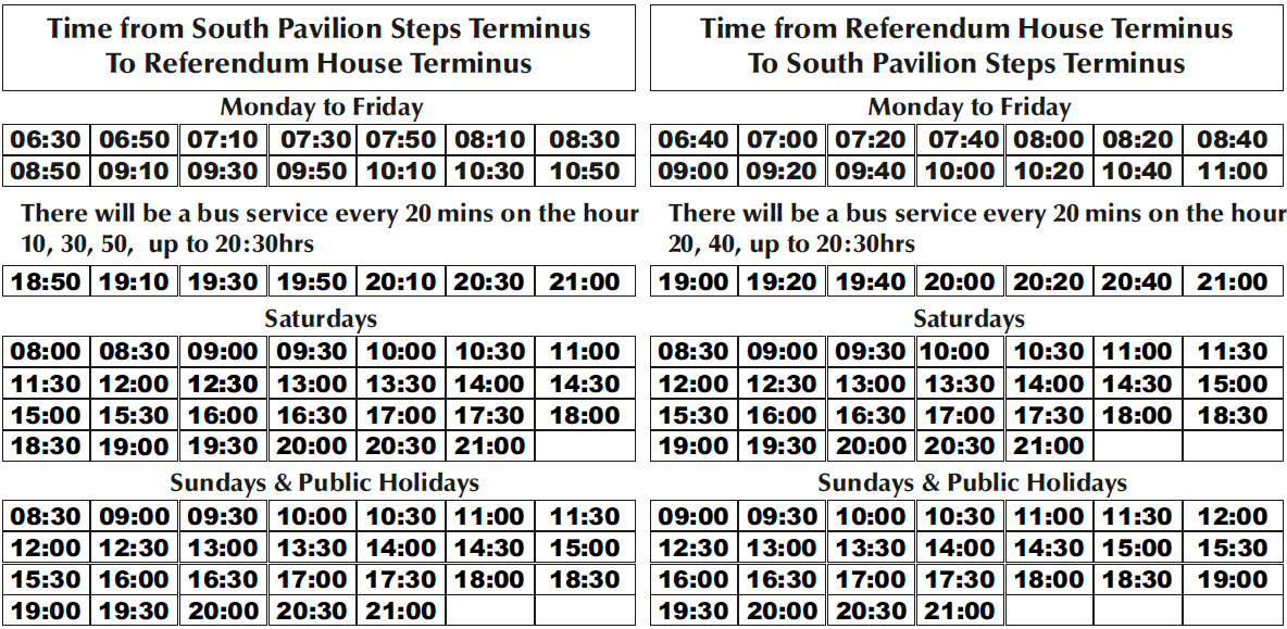 Image of Timings Route3